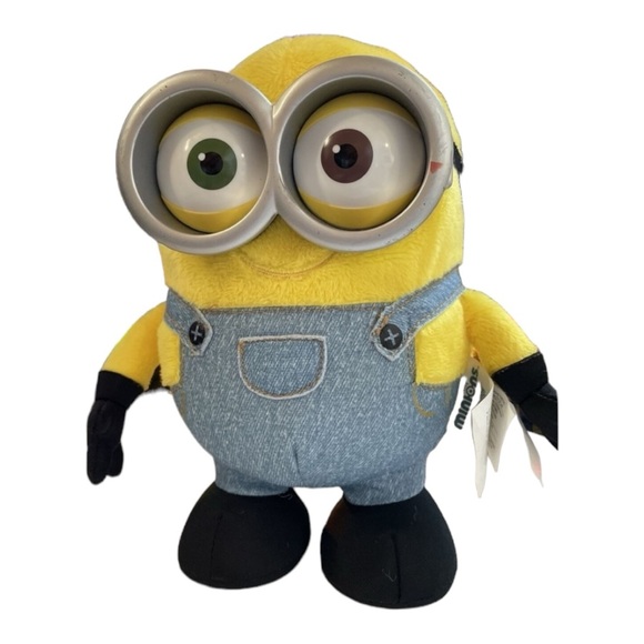 Goggles‎ Minions Despicable Me Illumination Plush Bob Rise Of Gru Yellow blue - Picture 1 of 7